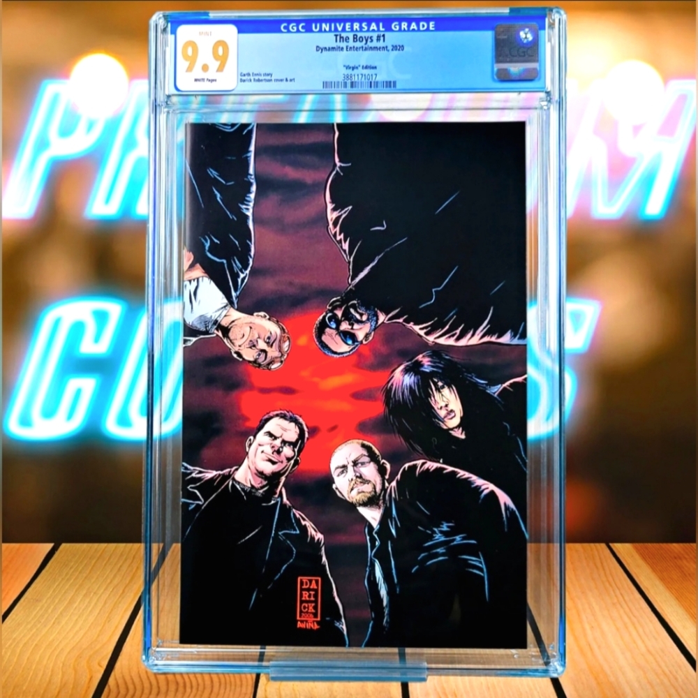 The Boys #1 CGC 9.9 Kickstarter Exclusive Virgin Var 1st Appearances! Not 9.8